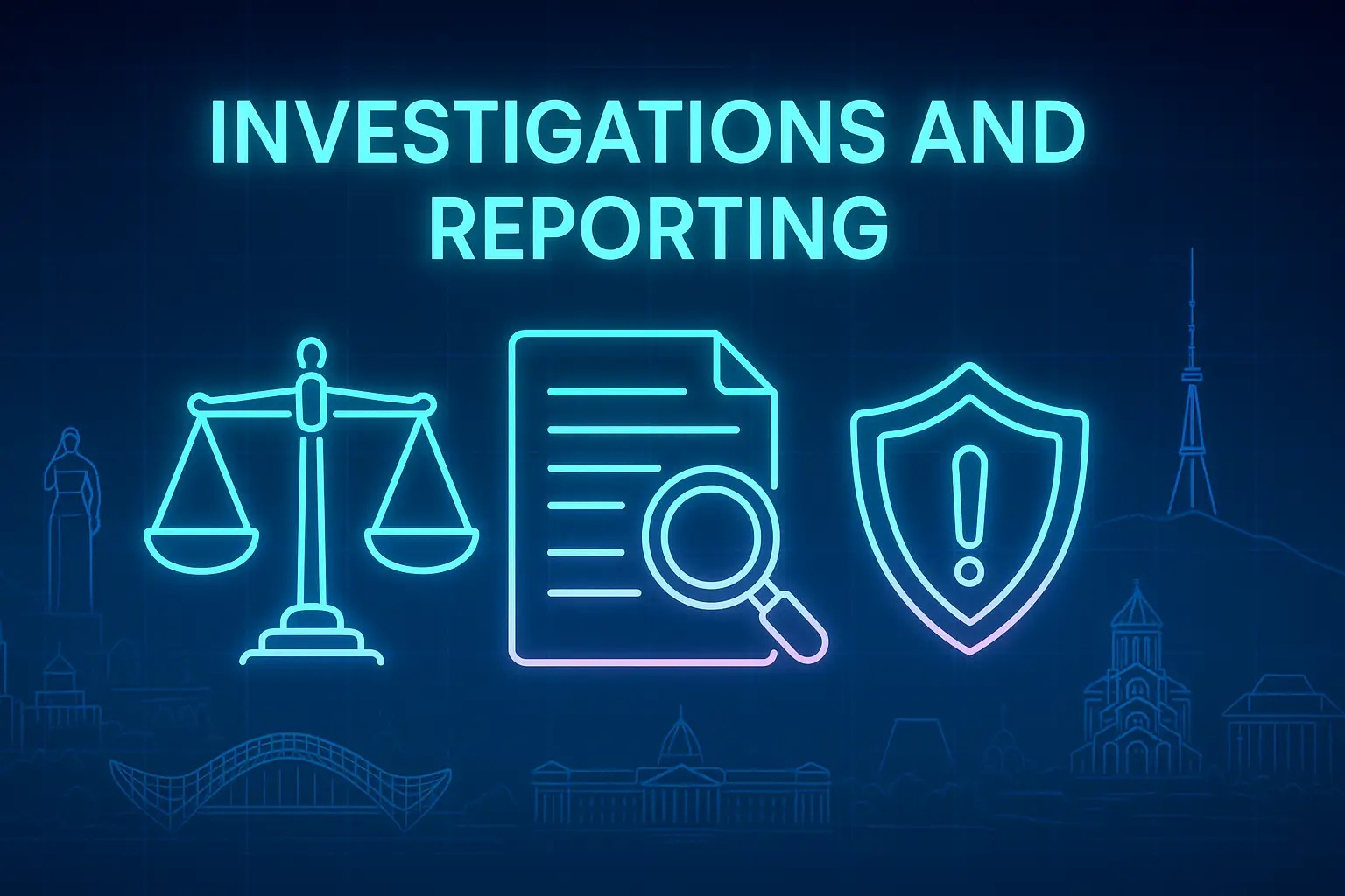 სანქციების დარღვევის გამოძიება და ანგარიშგება