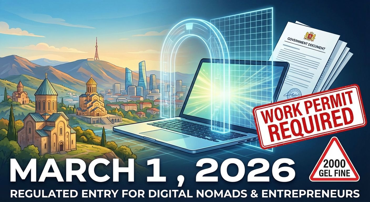 Georgia Tightens Controls as Digital Nomad Era Faces Regulatory Shift